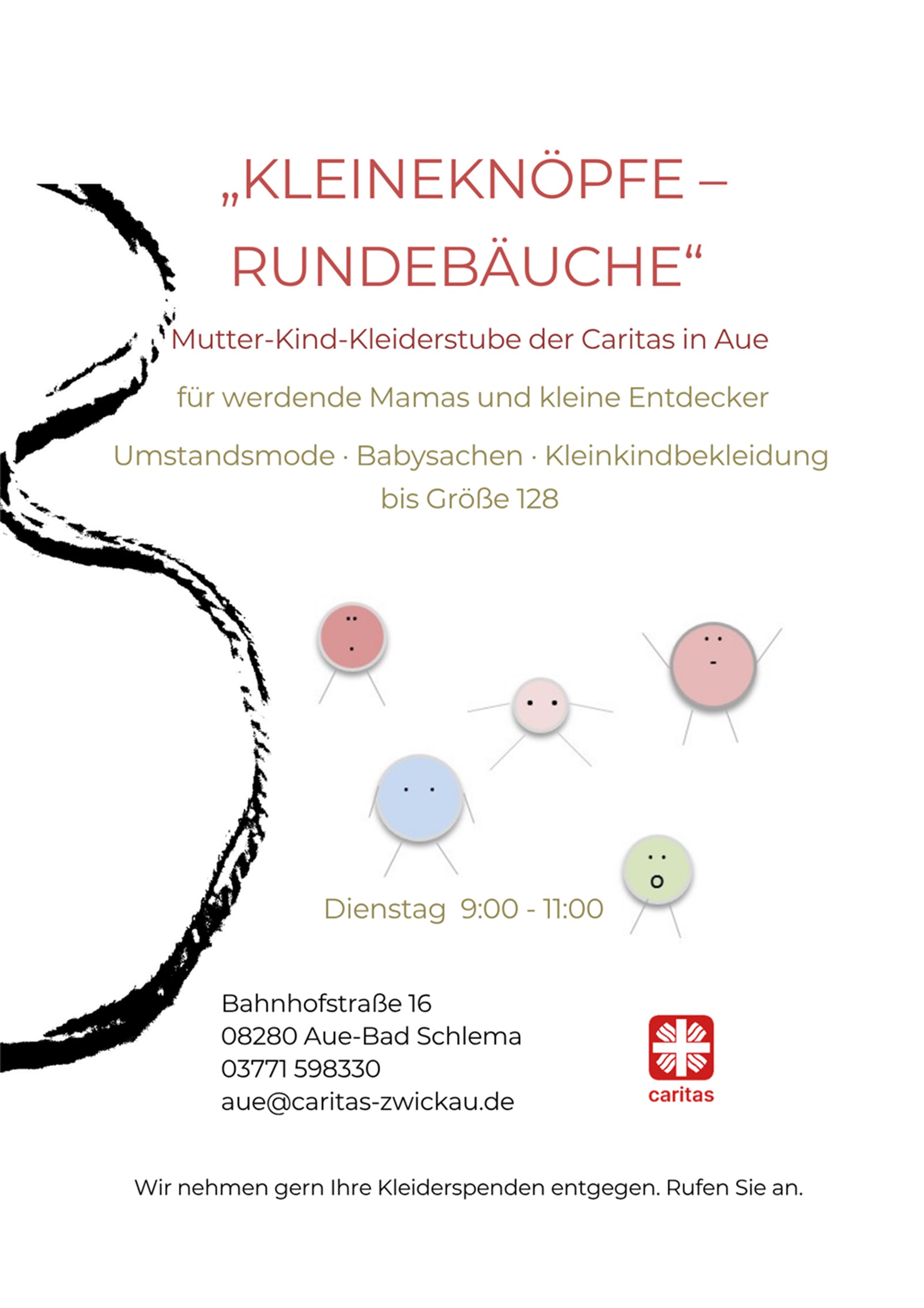 Kleine Knöpfe-Runde Bäuche