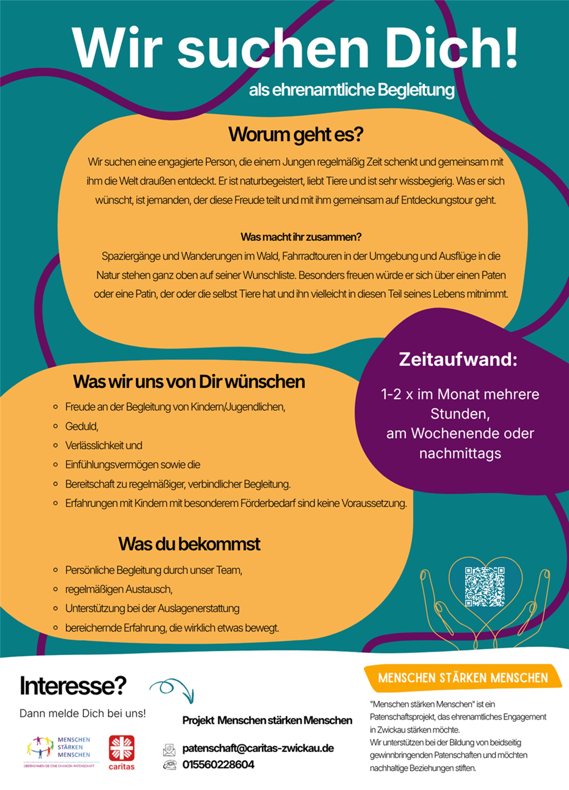 Ehrenamtliche/r Pate/Patin gesucht – Naturbegeisterter Junge sucht Begleitung