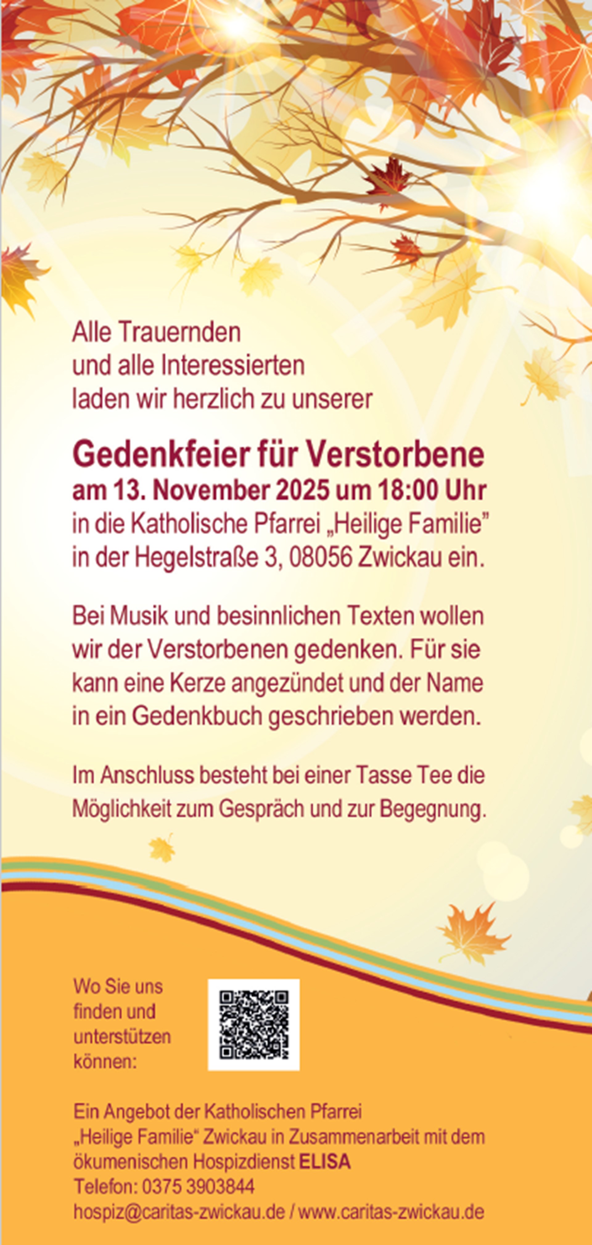 Flyer Gedenkfeier 2025