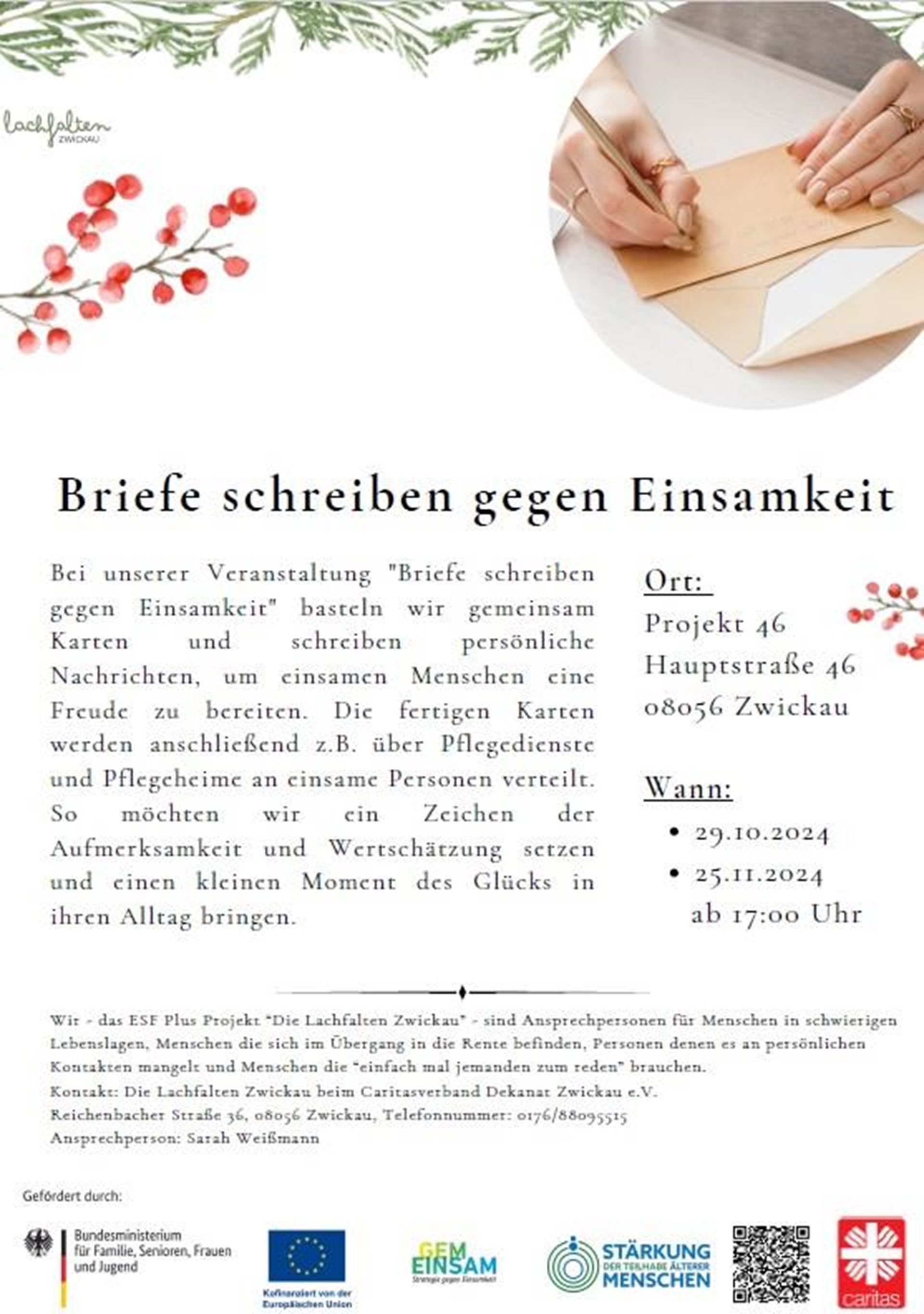 Briefe schreiben gegen Einsamkeit